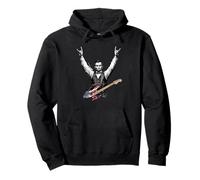 Abraham Lincoln Abe Lincoln Joue de la Guitare Rock Gesture Sweat à Capuche