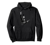 Abraham Lincoln Abe Lincoln Joue de la Guitare Rock Gesture Sweat à Capuche