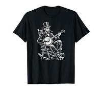 Abraham Lincoln Assis dans Un Fauteuil à Bascule Jouant du Banjo T-Shirt