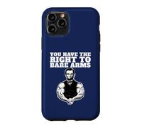 Abraham Lincoln Bare Arms Vous Avez Le Droit d'avoir Les Bras Nus Coque pour iPhone 11 Pro