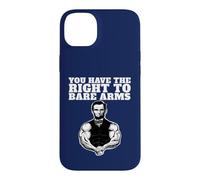 Abraham Lincoln Bare Arms Vous Avez Le Droit d'avoir Les Bras Nus Coque pour iPhone 14 Plus