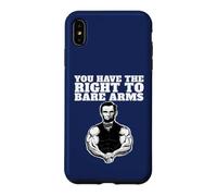 Abraham Lincoln Bare Arms Vous Avez Le Droit d'avoir Les Bras Nus Coque pour iPhone XS Max