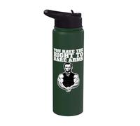 Abraham Lincoln Bare Arms Vous avez le droit d'avoir les bras nus Stainless Steel Insulated Water Bottle