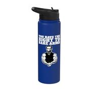 Abraham Lincoln Bare Arms Vous avez le droit d'avoir les bras nus Stainless Steel Insulated Water Bottle