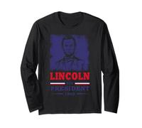 Abraham Lincoln Citation Humoristique Lincoln pour président Manche Longue