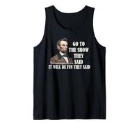 Abraham Lincoln Citation Humour de la Guerre Civile Théâtre Débardeur