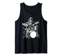 Abraham Lincoln Drummer Président Music Lover Débardeur