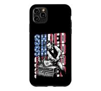 Abraham Lincoln Guitare électrique Smash Shred Guitarist Music Coque pour iPhone 11 Pro Max