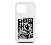 Abraham Lincoln Guitare électrique Smash Shred Guitarist Music Coque pour iPhone 13 Pro Max