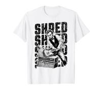 Abraham Lincoln Guitare électrique Smash Shred Guitarist Music T-Shirt Graphique avec Valeur