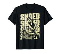 Abraham Lincoln Guitare électrique Smash Shred Guitarist Music T-Shirt Graphique avec Valeur