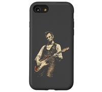 Abraham Lincoln Guitare Rétro Vintage Musique Histoire Coque pour iPhone SE (2020) / 7/8