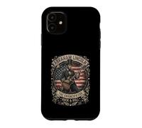 Abraham Lincoln Guitare Rock Émancipateur Drapeau Américain Coque pour iPhone 11