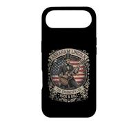 Abraham Lincoln Guitare Rock Émancipateur Drapeau Américain Coque pour iPhone Air