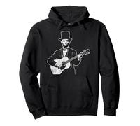 Abraham Lincoln Guitare T-Shirt Abe Lincoln Joue De La Sweat à Capuche