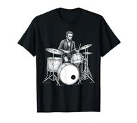 Abraham Lincoln Jouant de la Batterie Percussion T-Shirt