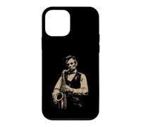 Abraham Lincoln Jouant du Saxophone drôle Sax Player Musicien Coque pour iPhone 12 Mini