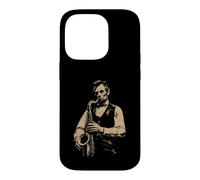 Abraham Lincoln Jouant du Saxophone drôle Sax Player Musicien Coque pour iPhone 14 Pro