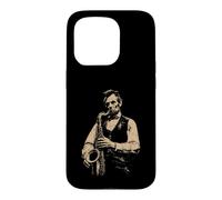 Abraham Lincoln Jouant du Saxophone drôle Sax Player Musicien Coque pour iPhone 15 Pro