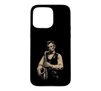 Abraham Lincoln Jouant du Saxophone drôle Sax Player Musicien Coque pour iPhone 15 Pro Max