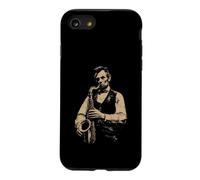Abraham Lincoln Jouant du Saxophone drôle Sax Player Musicien Coque pour iPhone SE (2020) / 7/8