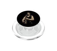 Abraham Lincoln Jouant du Saxophone drôle Sax Player Musicien PopSockets PopGrip pour MagSafe