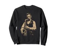 Abraham Lincoln Jouant du Saxophone drôle Sax Player Musicien Sweatshirt