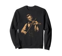 Abraham Lincoln Jouant du Violon drôle Abe Fiddle Musicien Sweatshirt