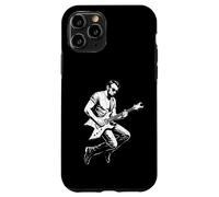 Abraham Lincoln Joue de la Guitare drôle Abe Vintage Rock Band Coque pour iPhone 11 Pro