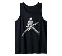 Abraham Lincoln Joue de la Guitare drôle Débardeur