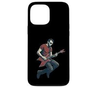 Abraham Lincoln Joue de la Guitare drôle Groupe de Rock Coque pour iPhone 13 Pro Max