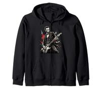 Abraham Lincoln Joue de la Guitare électrique à Bascule Histoire drôle Sweat à Capuche
