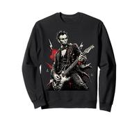 Abraham Lincoln Joue de la Guitare électrique à Bascule Histoire drôle Sweatshirt