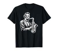 Abraham Lincoln Joue du Saxophone drôle T-Shirt