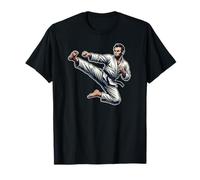 Abraham Lincoln Livre Un Roundhouse Kick Funny T-Shirt