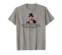 Abraham Lincoln Manger Ramen Drôle T-Shirt