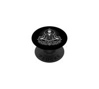 Abraham Lincoln méditant en Position de Lotus Zen PopSockets PopGrip Adhésif
