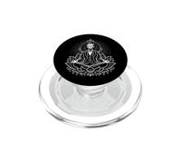 Abraham Lincoln méditant en Position de Lotus Zen PopSockets PopGrip pour MagSafe