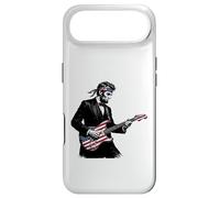 Abraham Lincoln Playing Guitar Patriotic Funny July 4th Coque pour iPhone Air