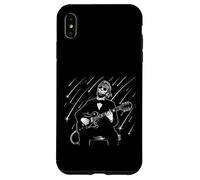Abraham Lincoln Playing Guitar Patriotic Funny July 4th Coque pour iPhone XS Max