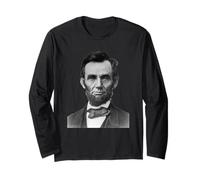 Abraham Lincoln Portrait présidentiel Vintage Abe Lincoln Manche Longue