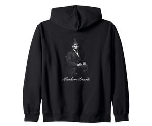 Abraham Lincoln Président Portrait Histoire Civile Sweat à Capuche