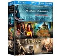 Abraham Lincoln, tueur de zombies - Hansel et Gretel - Thor et le marteau des dieux Coffret 3 Blu-Ray E