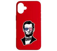 Abraham Lincoln USA Lunettes de Soleil Coque pour iPhone 16 Plus