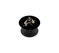 Abraham Lincoln Vampire Jouant de la Guitare Alt Goth Music Band PopSockets PopGrip Adhésif