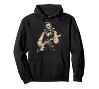 Abraham Lincoln Vampire Jouant de la Guitare Alt Goth Music Band Sweat à Capuche