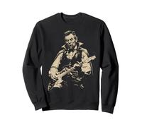 Abraham Lincoln Vampire Jouant de la Guitare Alt Goth Music Band Sweatshirt