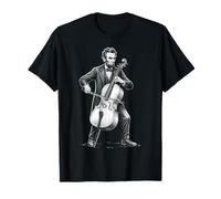 Abraham Lincoln Violoncelle Solo Dynamic Sketch Art T-Shirt