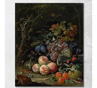 Abraham Mignon, 1 Tableau imprimé sur toile Fine Art, encadré, prêt à accrocher, assemblé à la main, 50 x 40 cm