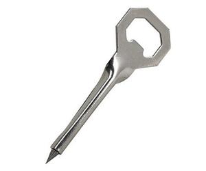 abrakado.nath Tire Languette OUVRE Bocal DECAPSULEUR Metal 13 CM 3 en 1 Cuisine